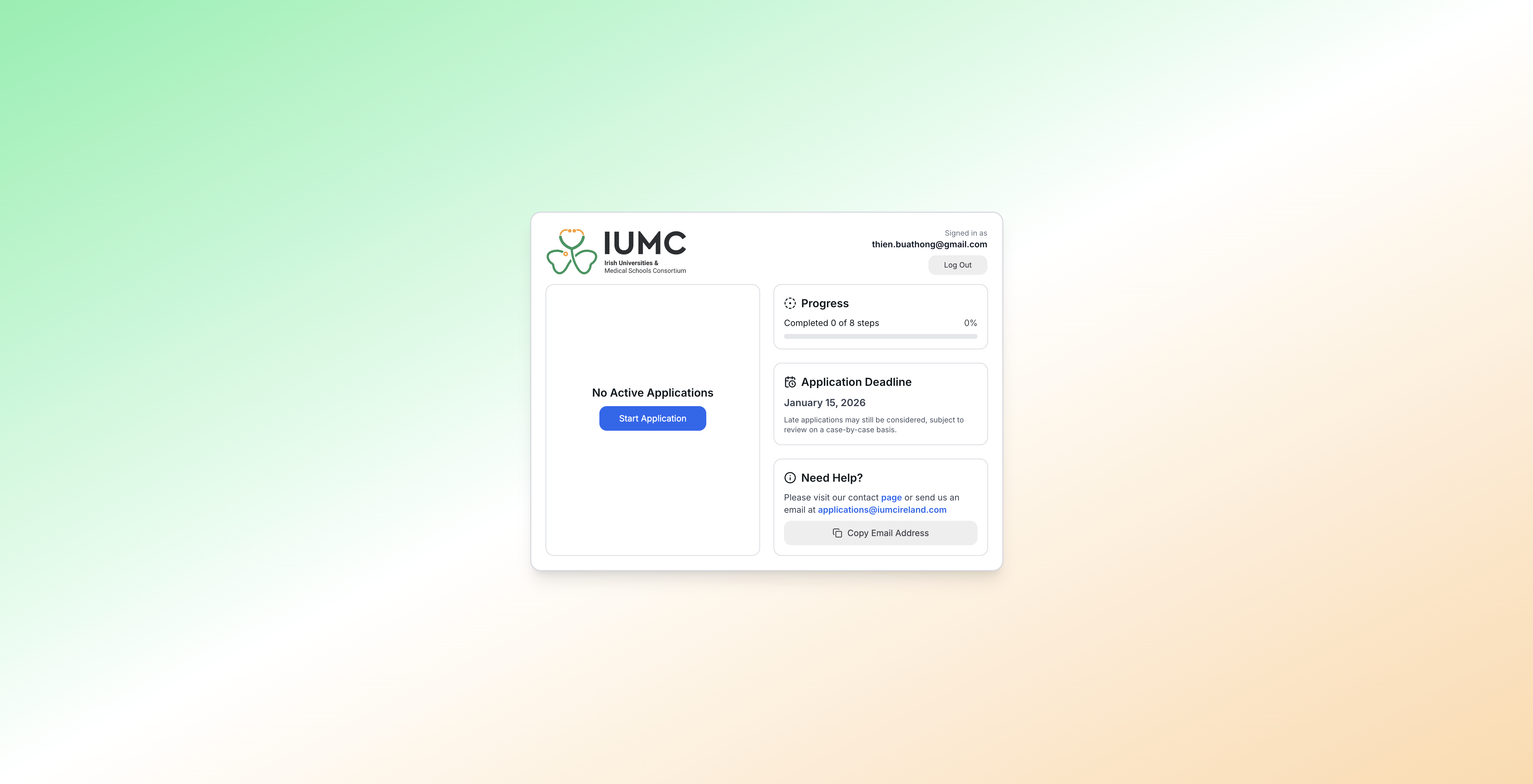 IUMC Admissions Platform